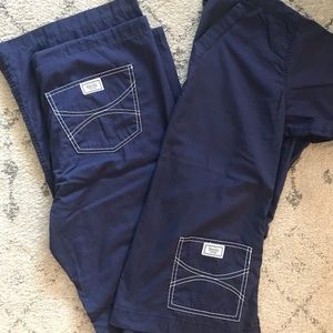 Blue Sky Scrubs Shelby Custom Pants & Top XS Tall